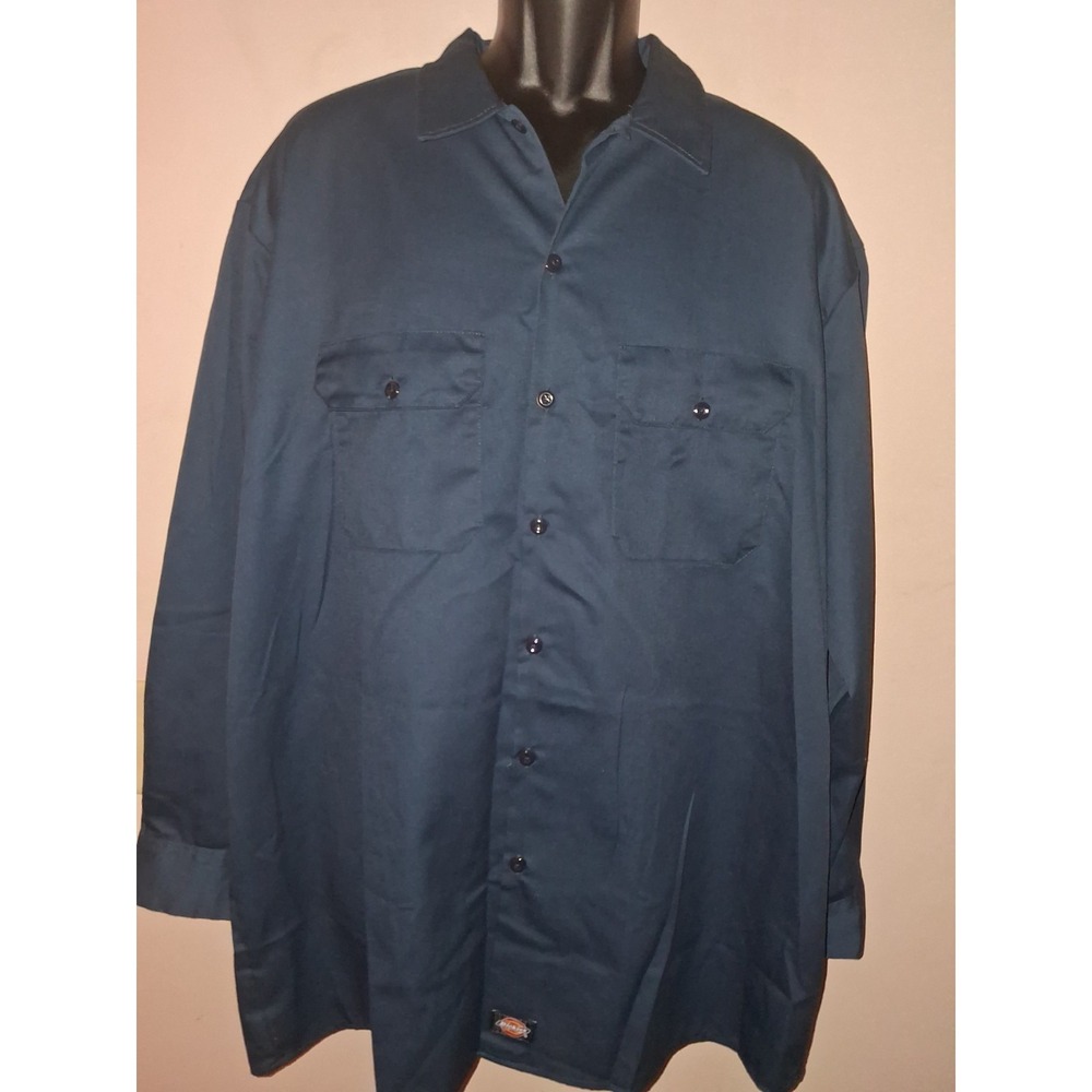 Men's  Dickies Long Sleeve Work Shirt Size 2XL